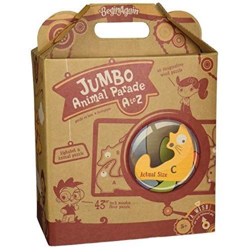 Jumbo Animal Parade A to Z Alphabet & Animal Puzzle