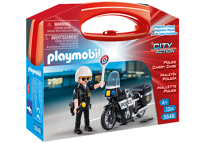 Playmobil Police Carry Case