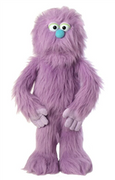 Purple Monster Puppet 25"