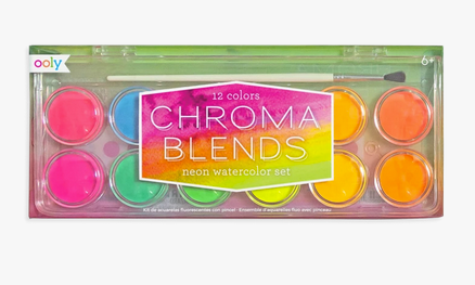 Chroma Blends Neon Watercolor Paint Set