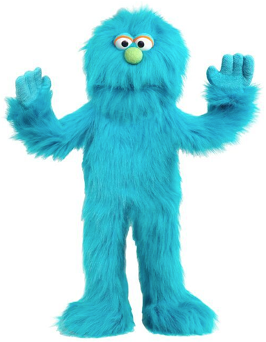 Large Blue Puppet Monster