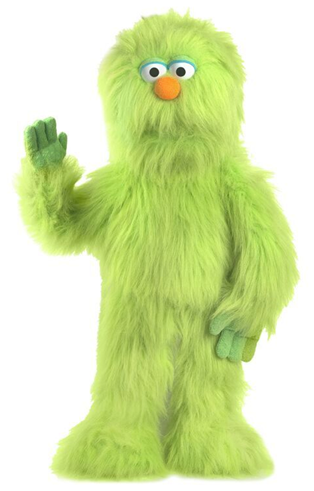 Large Green Puppet Monster