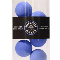 Blue Foam Slingshot Balls