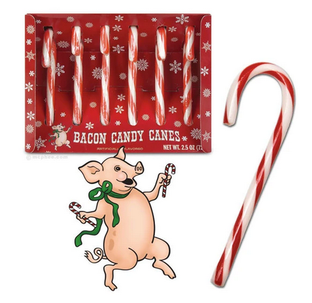 Bacon Candy Canes