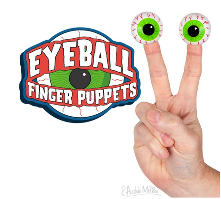 Eyeball Finger Puppets