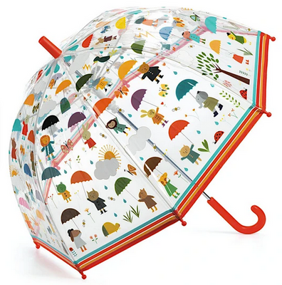 Umbrella Animals Under the Rain
