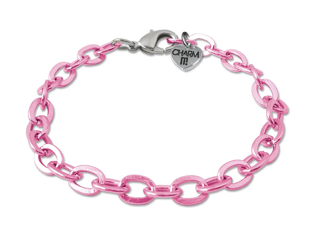 Pink Chain Link Bracelet