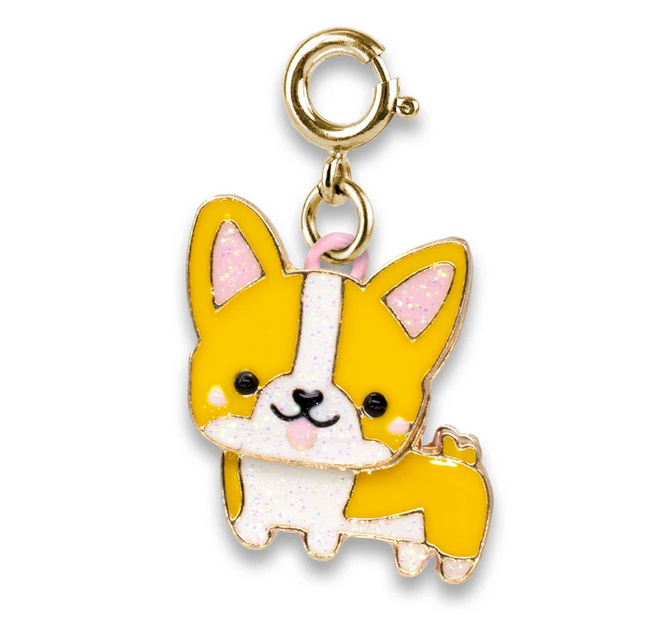 Gold Corgi Charm