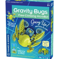 Gravity Bugs: Free Climbing Microbots