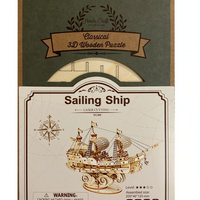 3D Wooden Sailing Ship Puzzle