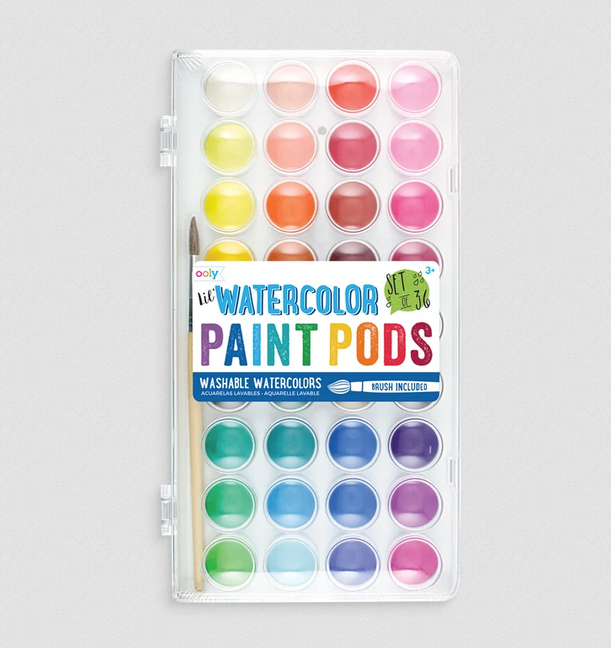 lil' watercolor paint pods