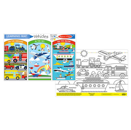 Vehicles Learning Mat