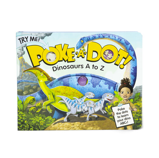 Poke-a-Dot - Dinosaurs A to Z Board Book