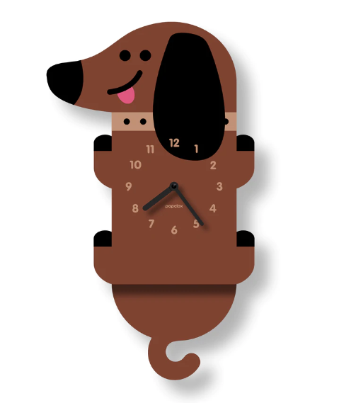 Wiener Dog Pendulum Clock