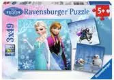 Frozen Winter Adventures 3x49 Pc Puzzles