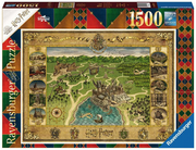Harry Potter Hogwarts Map 1500 Pc Puzzle