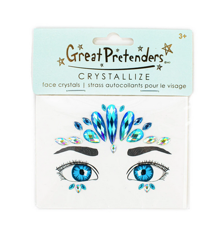 Ocean Mermaid Face Crystals