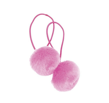 Pom Pom Puffs Ponytail Holders