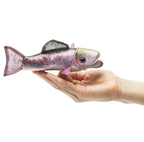 Rainbow Trout Finger Puppet