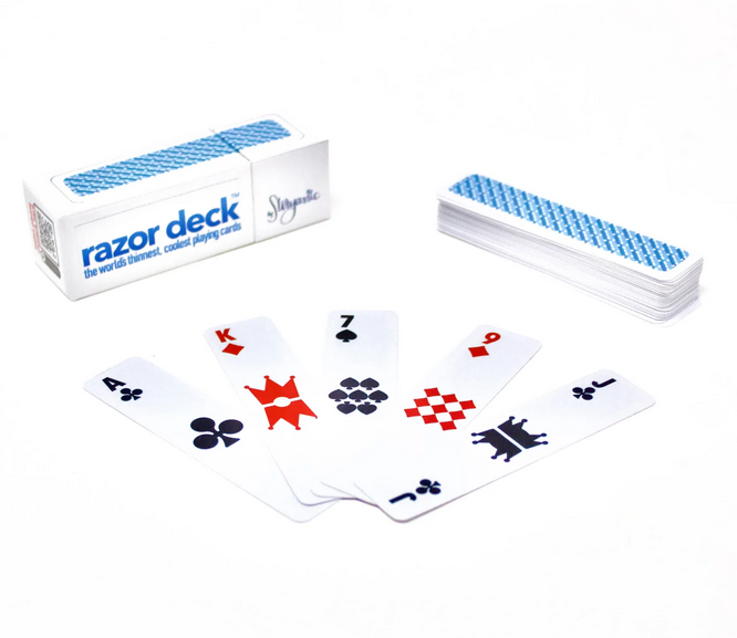 Razor Deck: The World's Thinnest, Coolest Playing Cards