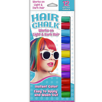 Hair Coloring Chalk, 12 Pack