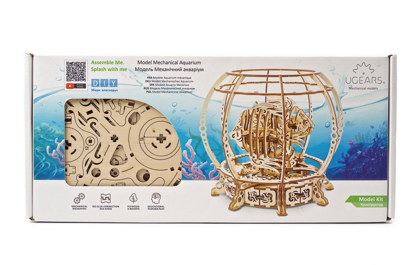 UGears Mechanical Aquarium Model Kit