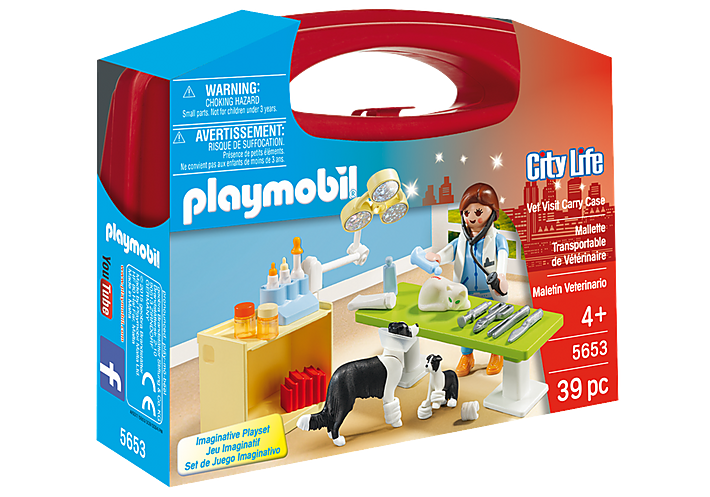 Playmobil Vet Visit Carry Case