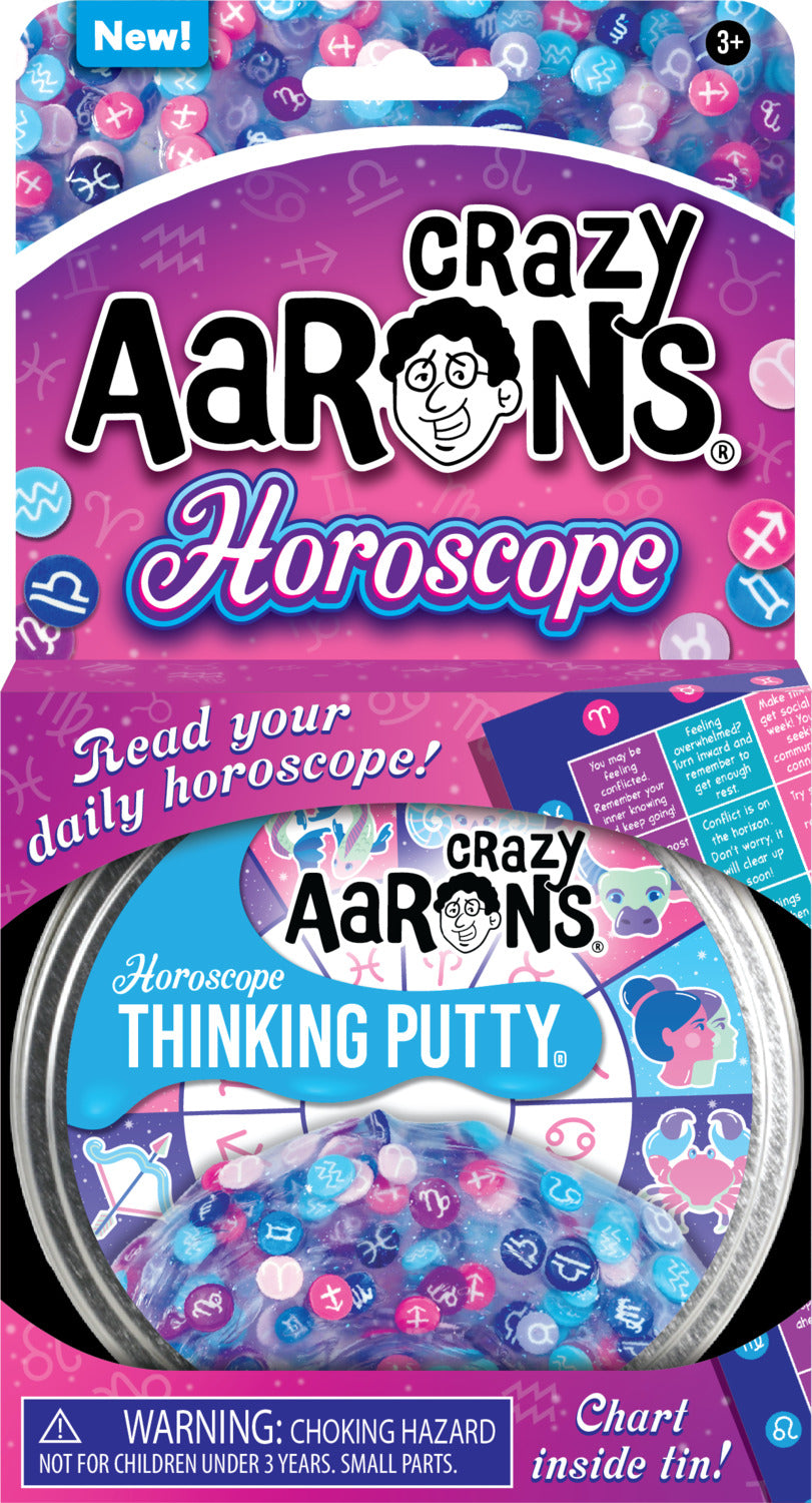 Horoscope 4" Thinking Putty Tin