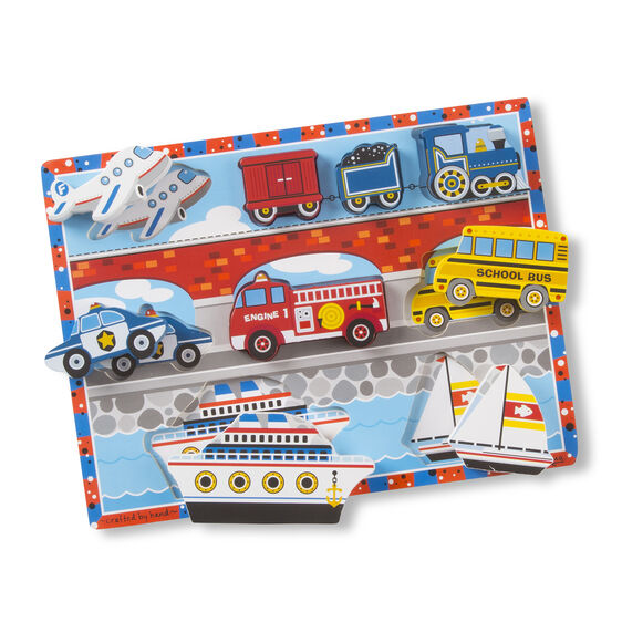 Chunky Vehicles Puzzle
