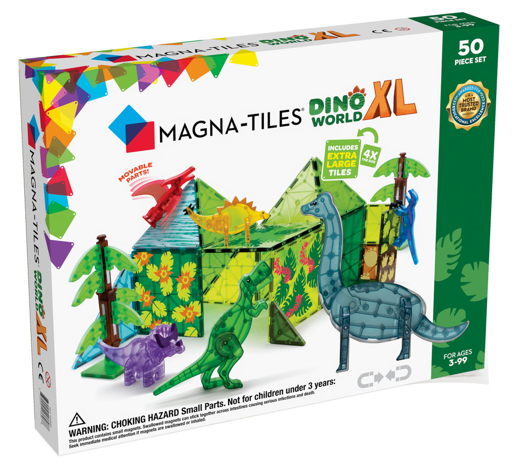 Dino World XL 50-pc Magnatile Set