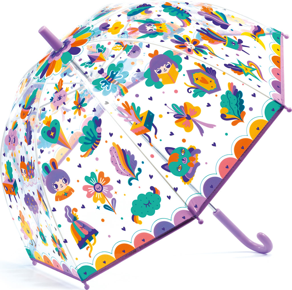 DJECO Pop Rainbow Transparent Umbrella
