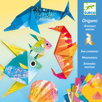 Djeco Sea Creatures Origami Paper Craft Kit