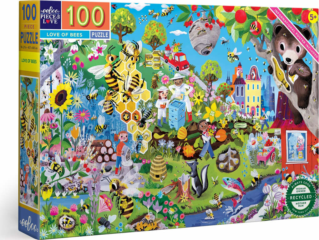Love of Bees 100 Piece Puzzle