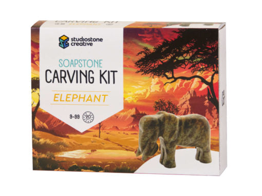 Soapstone Elephant Carving Kit