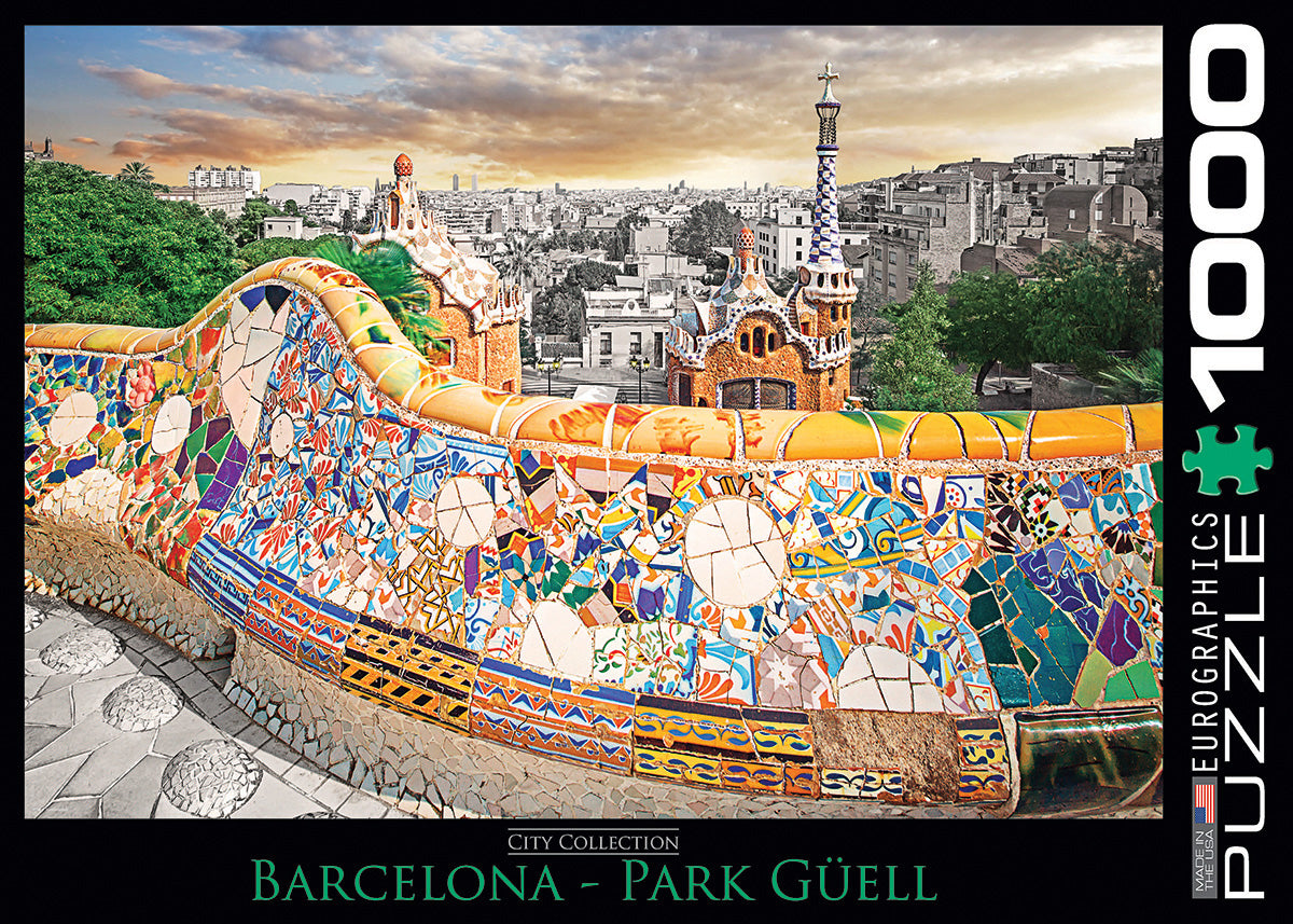 Barcelona Park Guell 1000-piece Puzzle