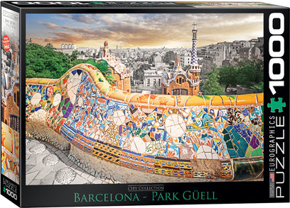 Barcelona Park Guell 1000-piece Puzzle