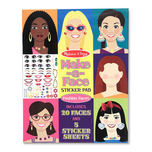 Fashion Make A Face Sticker Pad