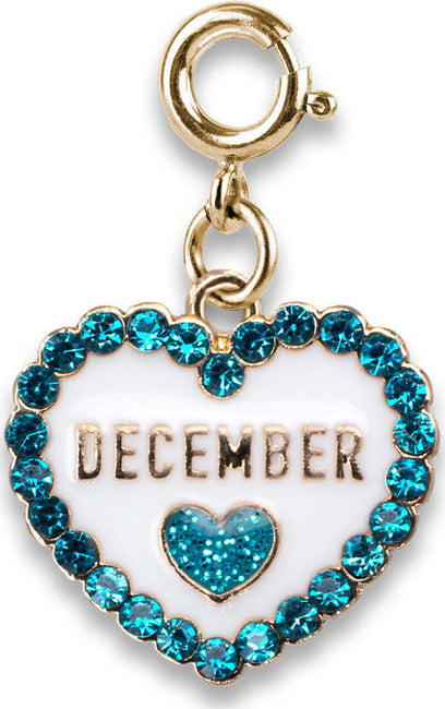 Gold December Birthstone Charm