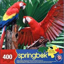 Scarlet Macaw 400pc Family Puzzle
