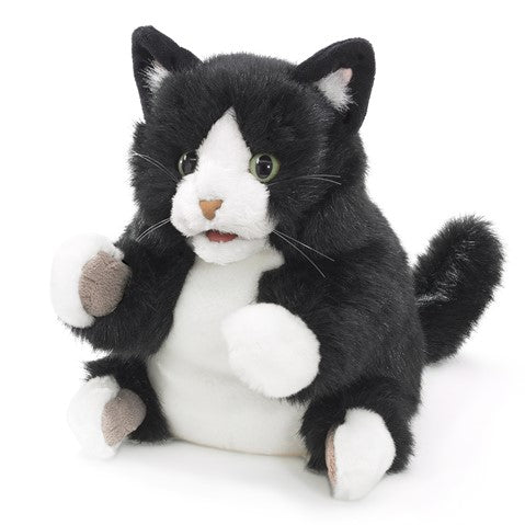 Tuxedo Kitten Hand Puppet