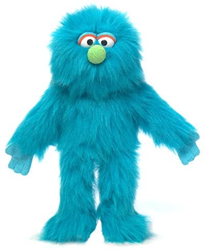 14" Blue Monster Puppet