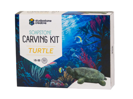 Soapstone Turtle Carving Kit