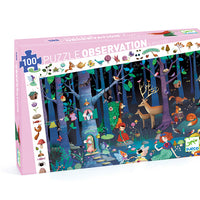 Enchanted Forest Observation 100 Piece Puzzle
