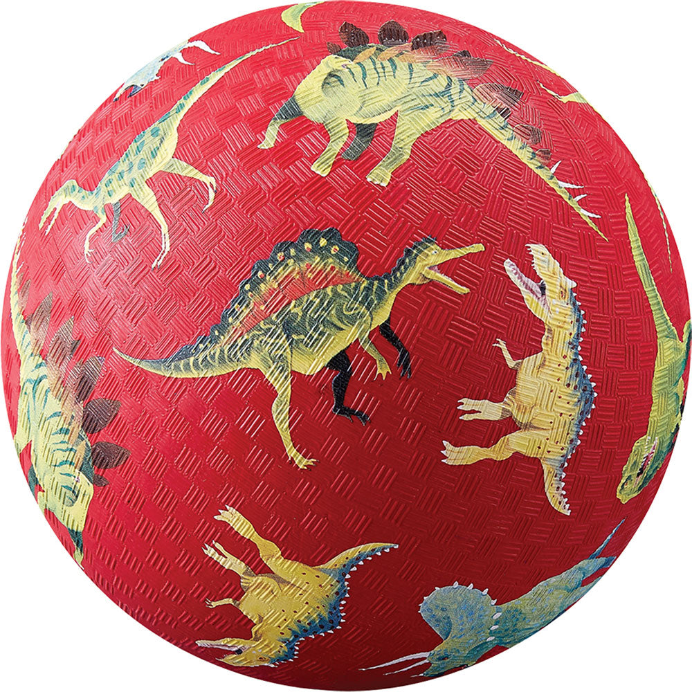 Dinosaurs 7" Rubber Playground Ball