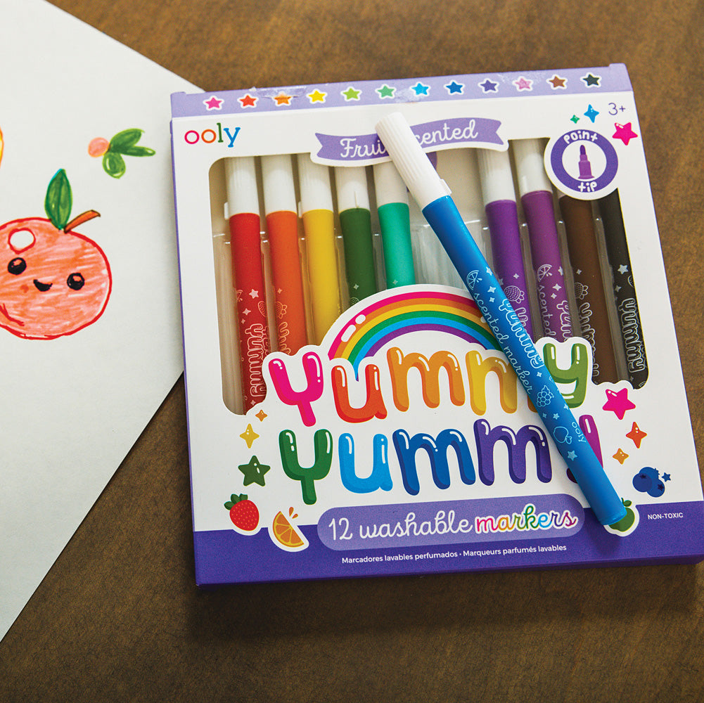 Yummy Yummy Scented Washable Markers - 12 pk