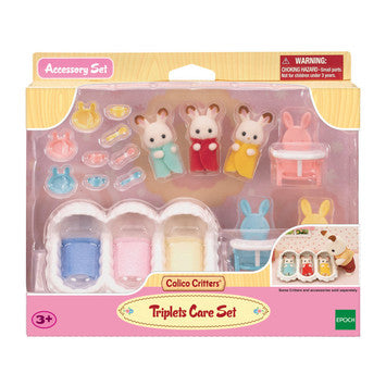 Calico Critters Triplets Care Set