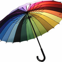 Rainbow Color Wheel Umbrella