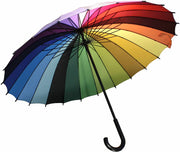 Rainbow Color Wheel Umbrella